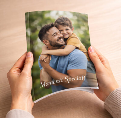 Foto Libro 20x30 cm Verticale Personalizzato – Copertina Flessibile, Fino a 50 Foto