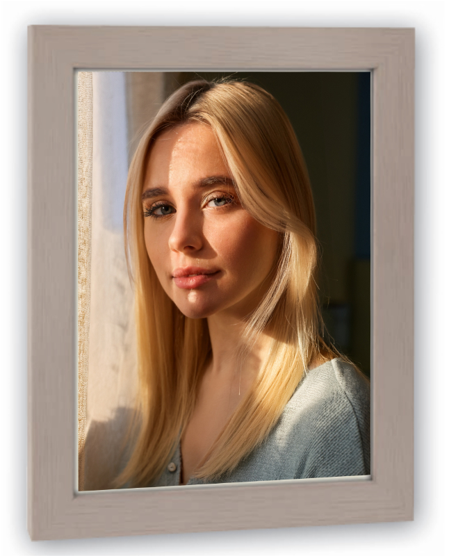Cornice 20x30 con foto 20x30 inclusa – Elegante in 4 colori, da parete o da appoggio - spedizione gratis - immagine 4