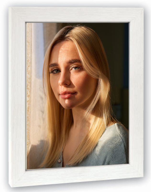 Cornice 20x30 con foto 20x30 inclusa – Elegante in 4 colori, da parete o da appoggio - spedizione gratis