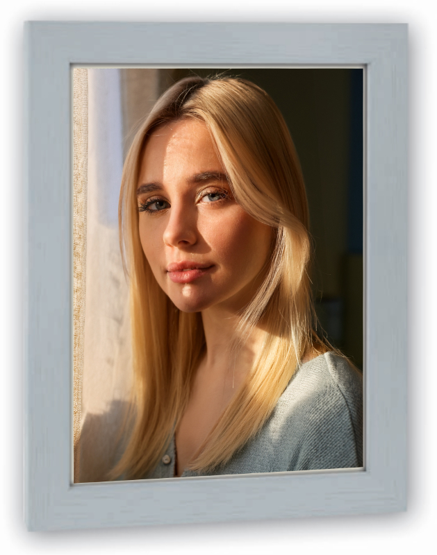 Cornice 20x30 con foto 20x30 inclusa – Elegante in 4 colori, da parete o da appoggio - spedizione gratis - immagine 2