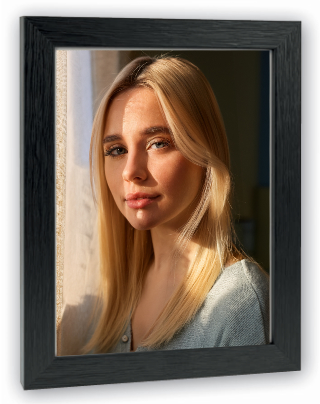 Cornice 20x30 con foto 20x30 inclusa – Elegante in 4 colori, da parete o da appoggio - spedizione gratis - immagine 3