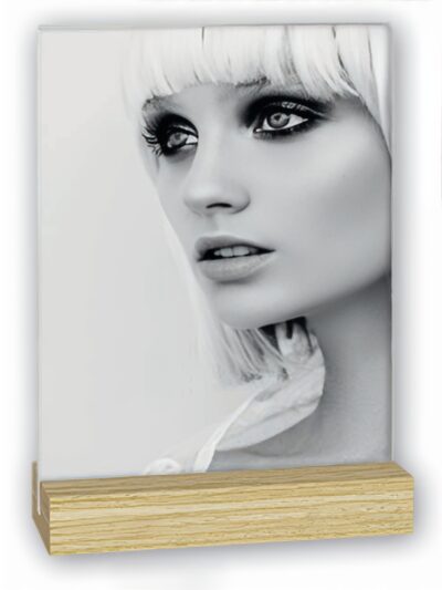 Cornice Dresda in Legno e Acrilico con Foto Inclusa – 3 Formati (10x15, 13x18, 15x20) + Spedizione Gratis