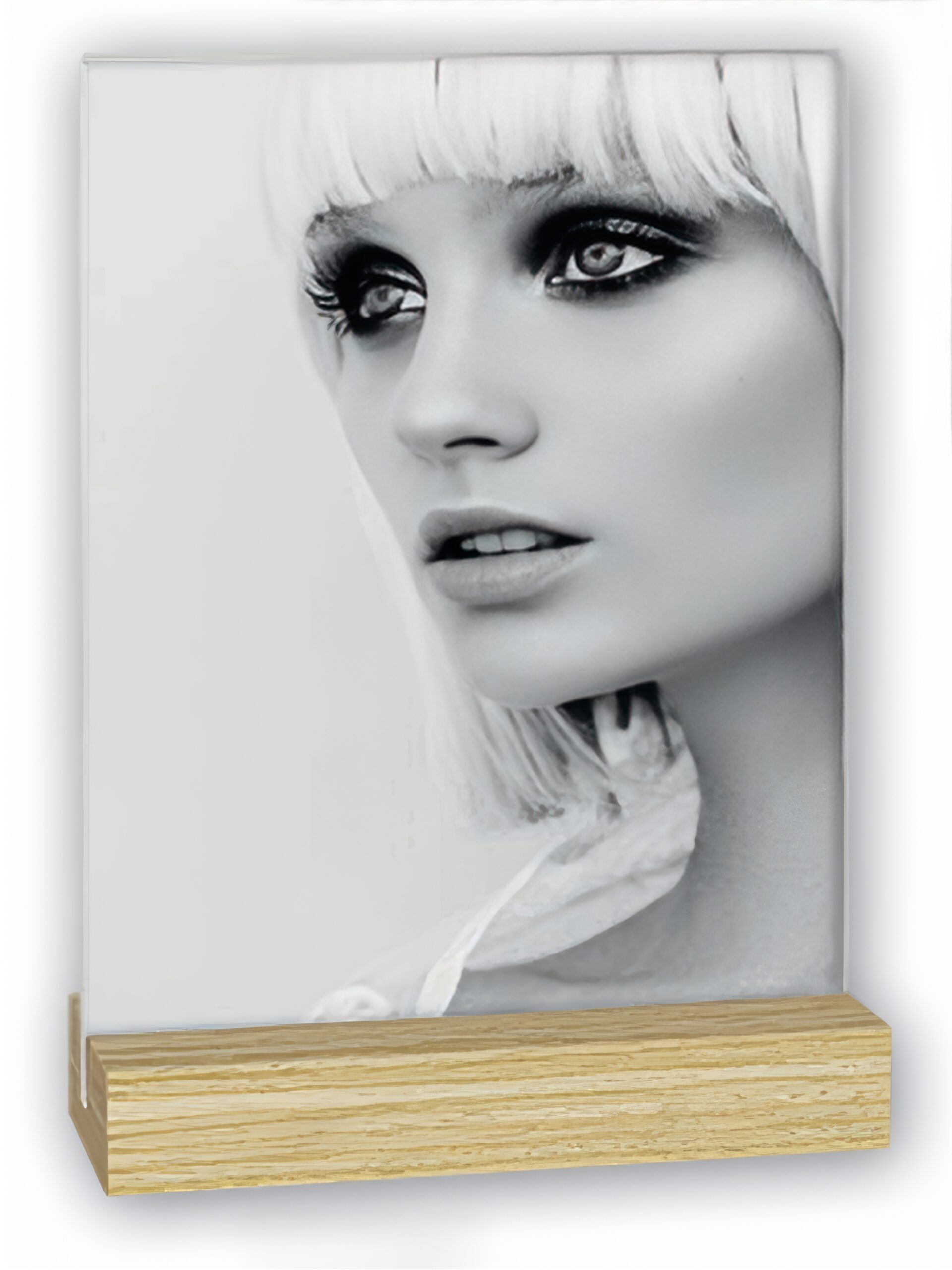 Cornice Dresda in Legno e Acrilico con Foto Inclusa – 3 Formati (10x15, 13x18, 15x20) + Spedizione Gratis