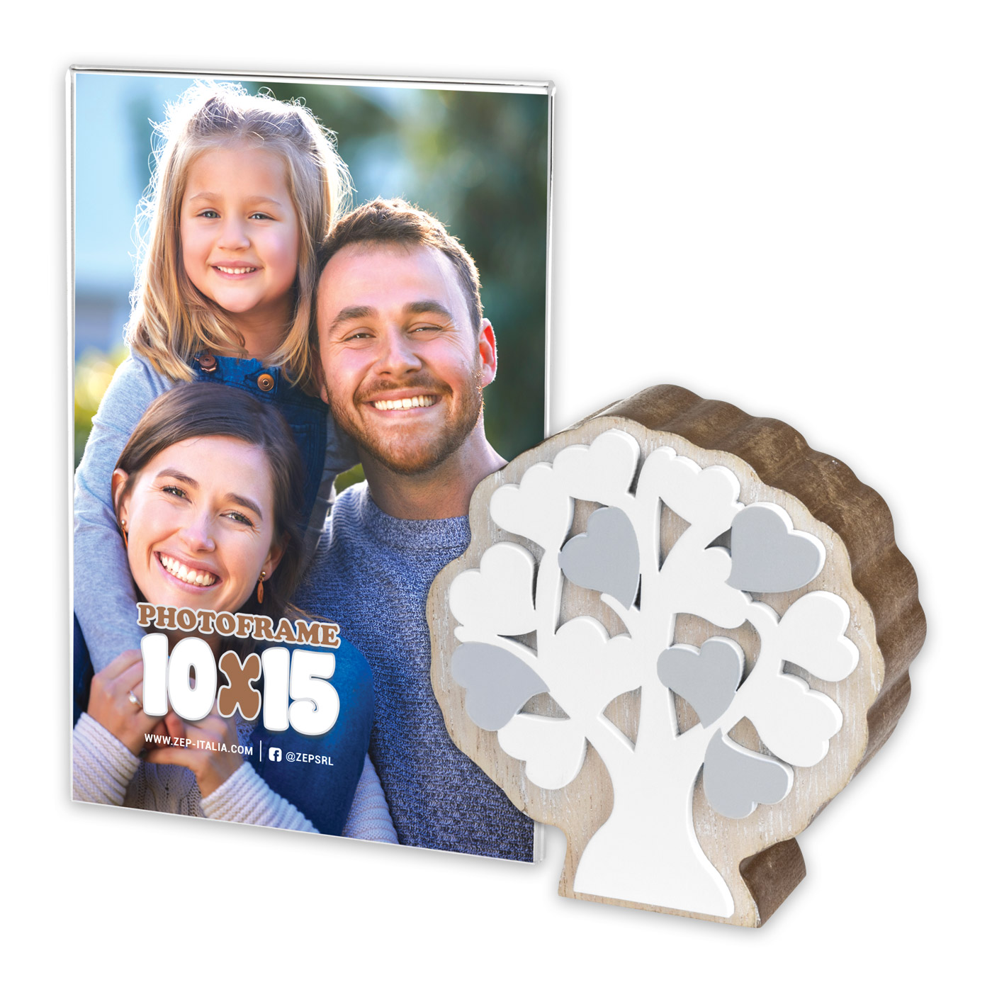 Cornice “Flora” - Decori in Legno e Acrilico 10x15 – Personalizzata con le tue foto - immagine 6