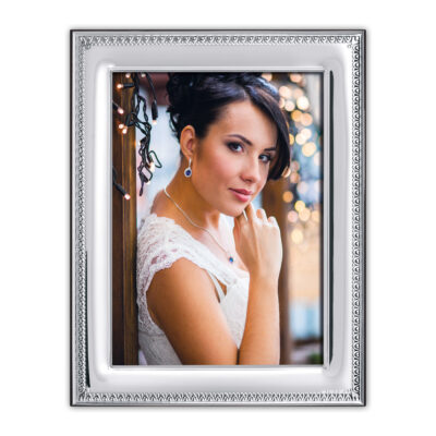 Cornice Alessandria 13x18 in argento 999 con stampa foto inclusa e spedizione gratuita | Fadini