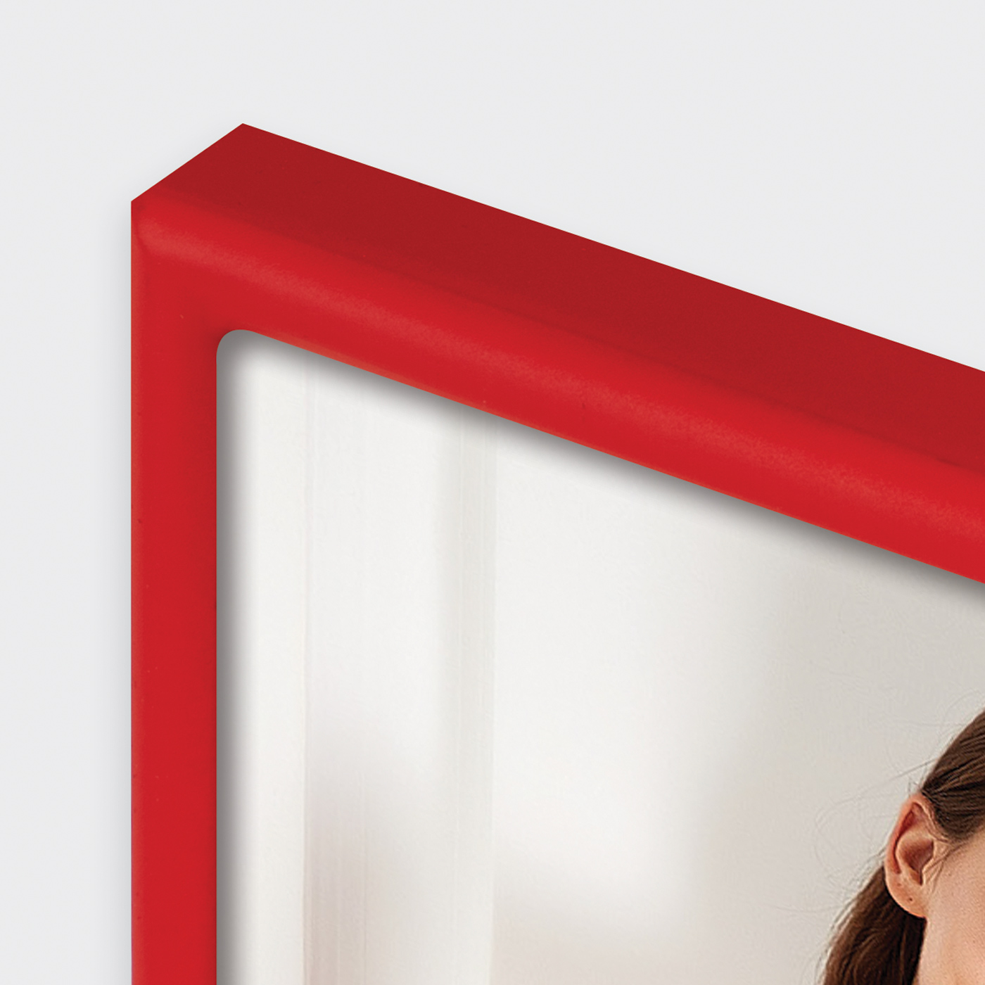 Cornice Alissa in Metallo con Foto e Montaggio Incluso – Bianca o Rossa, 4 Formati | Spedizione Gratis - immagine 10
