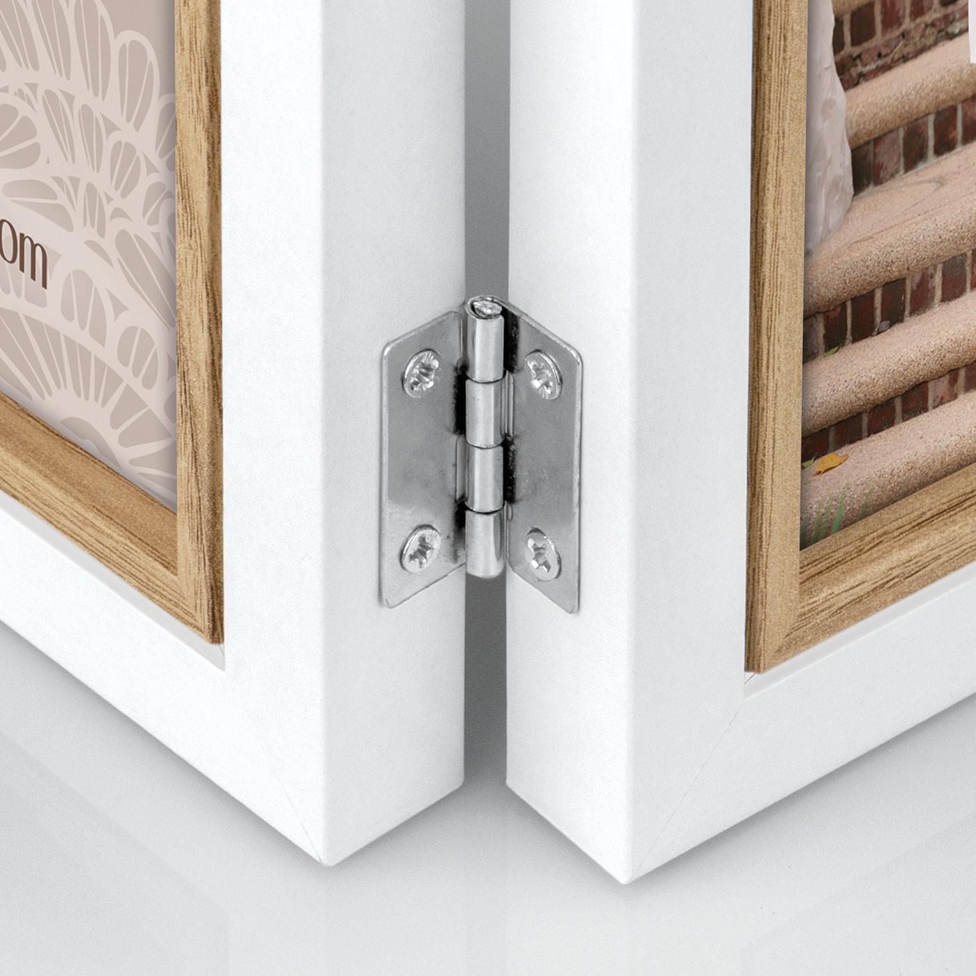 Cornice Multifoto Ayas in Legno per 3 Foto 10x15cm – Stampa e Montaggio Inclusi | Spedizione Gratis - immagine 5