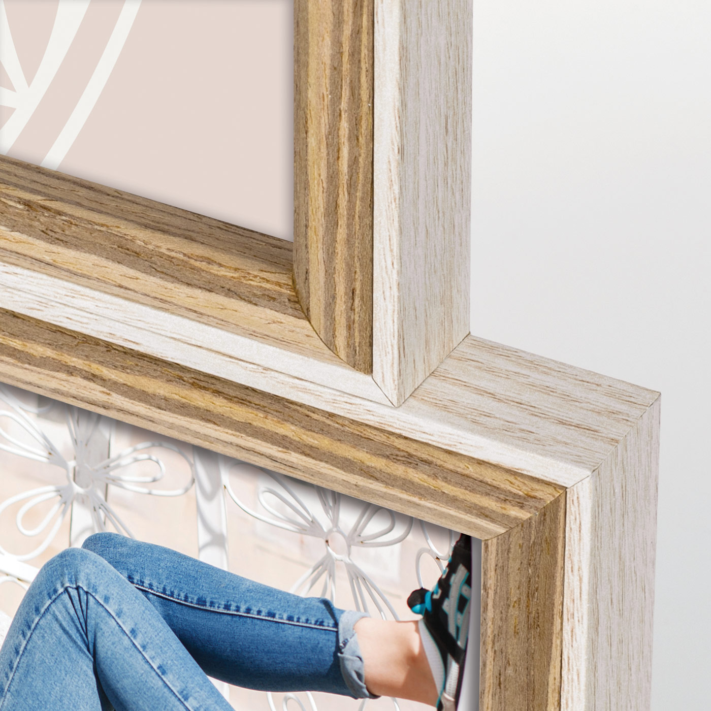 Cornice in legno Kriss Multifoto – 4 Foto Incluse e Montate Gratis | Spedizione Gratis - immagine 3