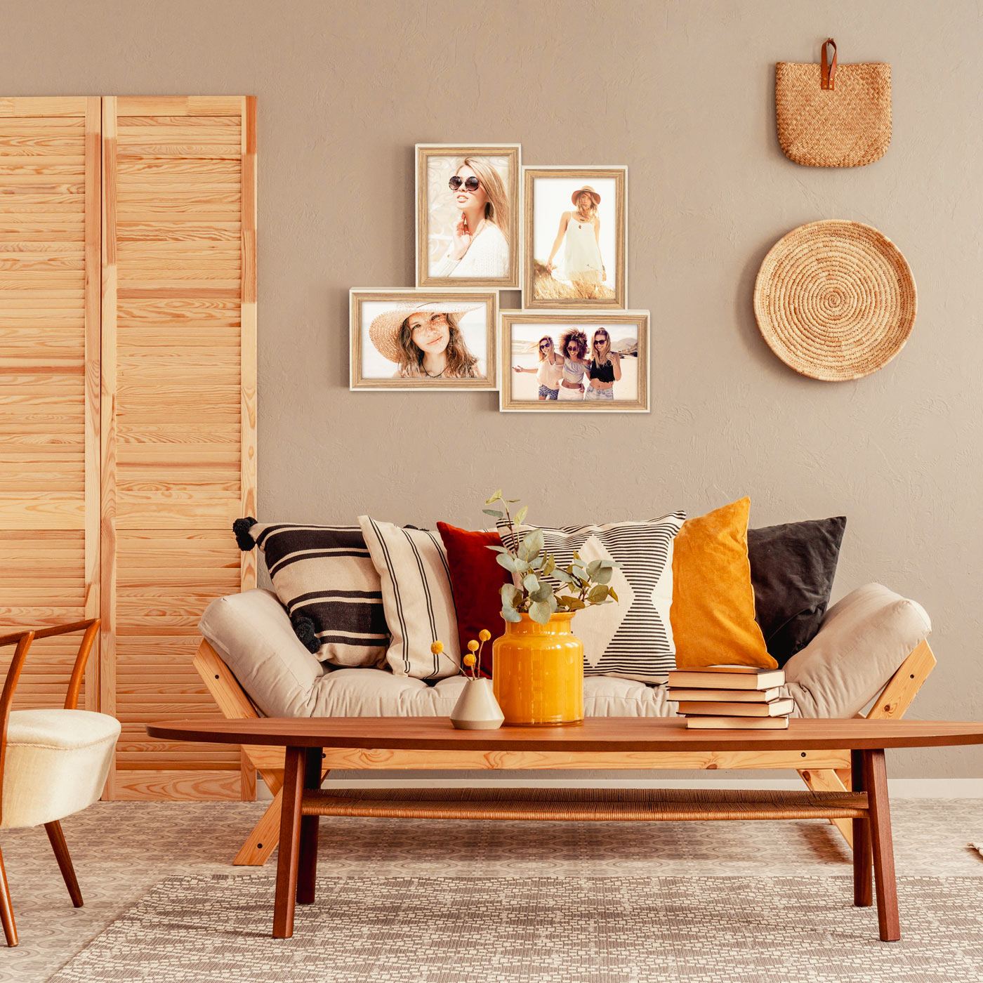 Cornice in legno Kriss Multifoto – 4 Foto Incluse e Montate Gratis | Spedizione Gratis - immagine 2