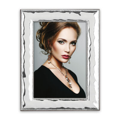 Cornice Larino 13x18 in Argento 999 con Foto Personalizzata | F&F Foto
