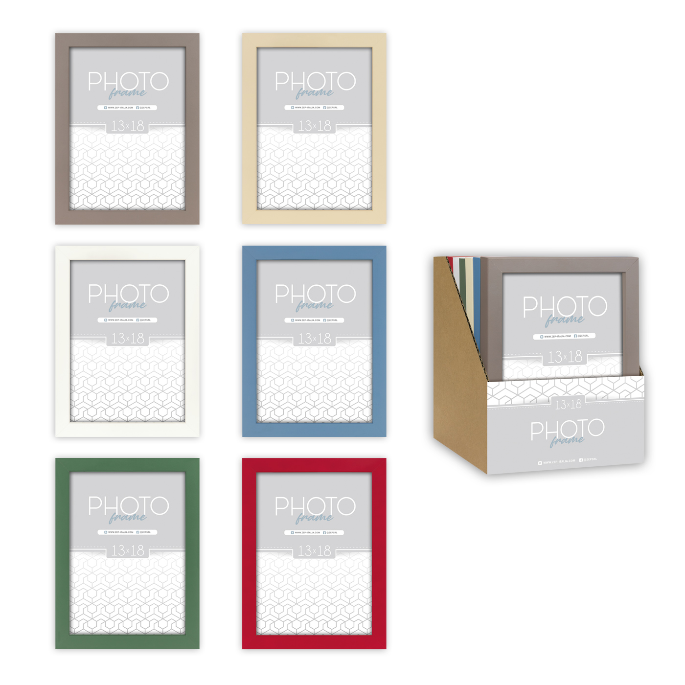 Cornice Napoleone in Legno – 3 Formati, Colori Assortiti, Uso Tavolo/Parete