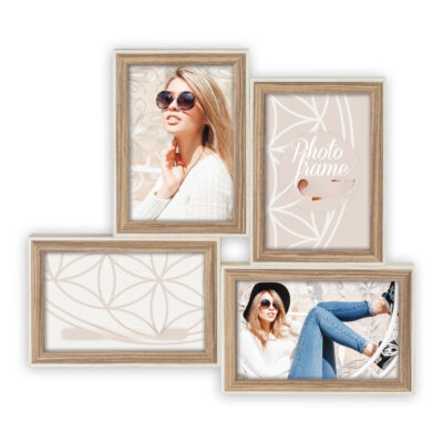 Cornice in legno Kriss Multifoto – 4 Foto Incluse e Montate Gratis | Spedizione Gratis