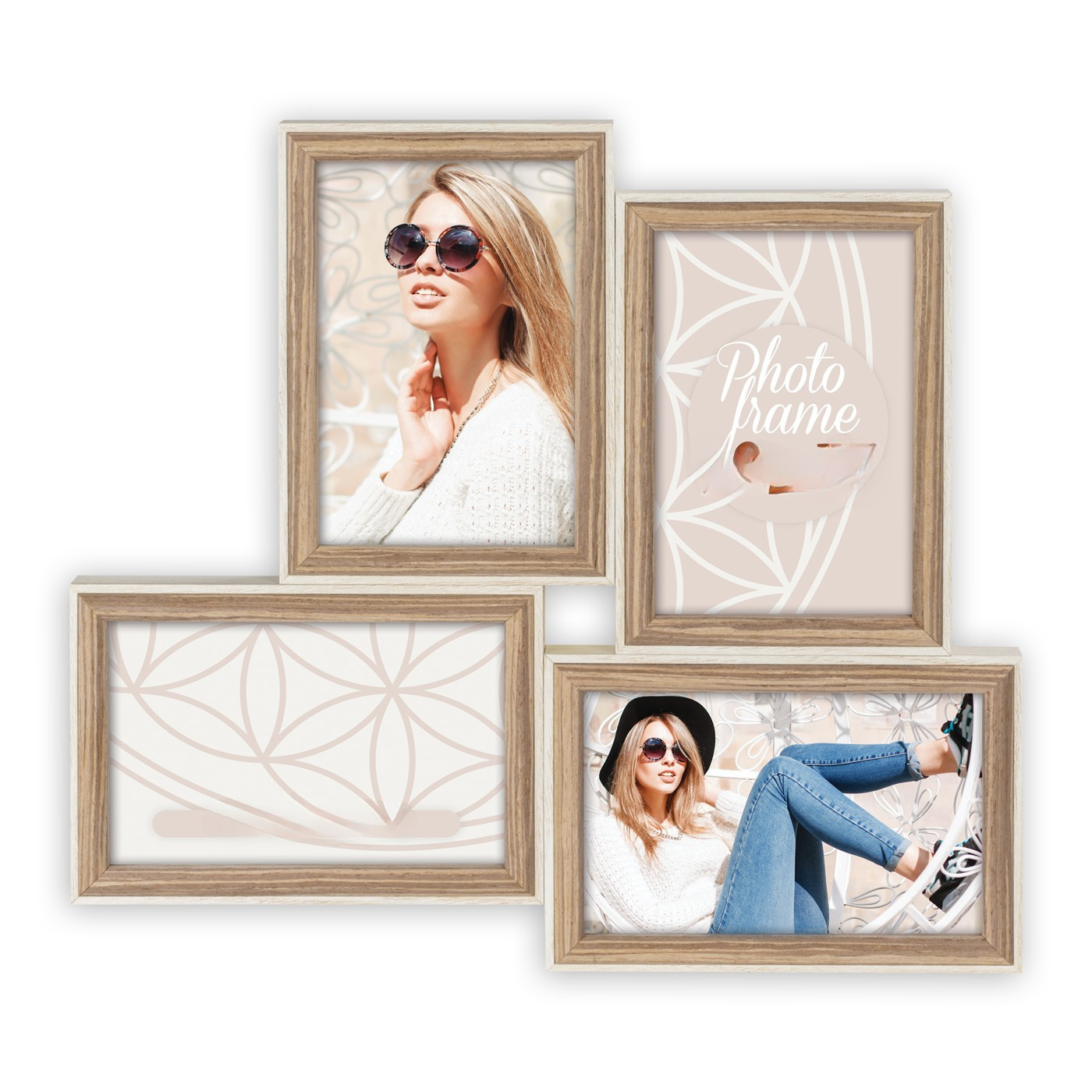Cornice in legno Kriss Multifoto – 4 Foto Incluse e Montate Gratis | Spedizione Gratis