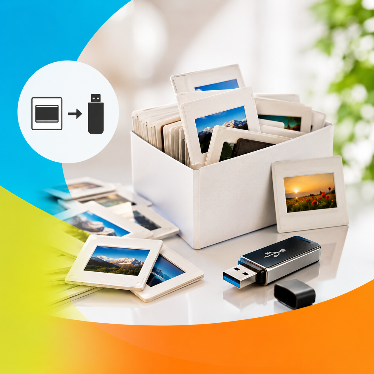 Riversaggio Diapositive su Chiavetta USB | F&F Foto Fadini