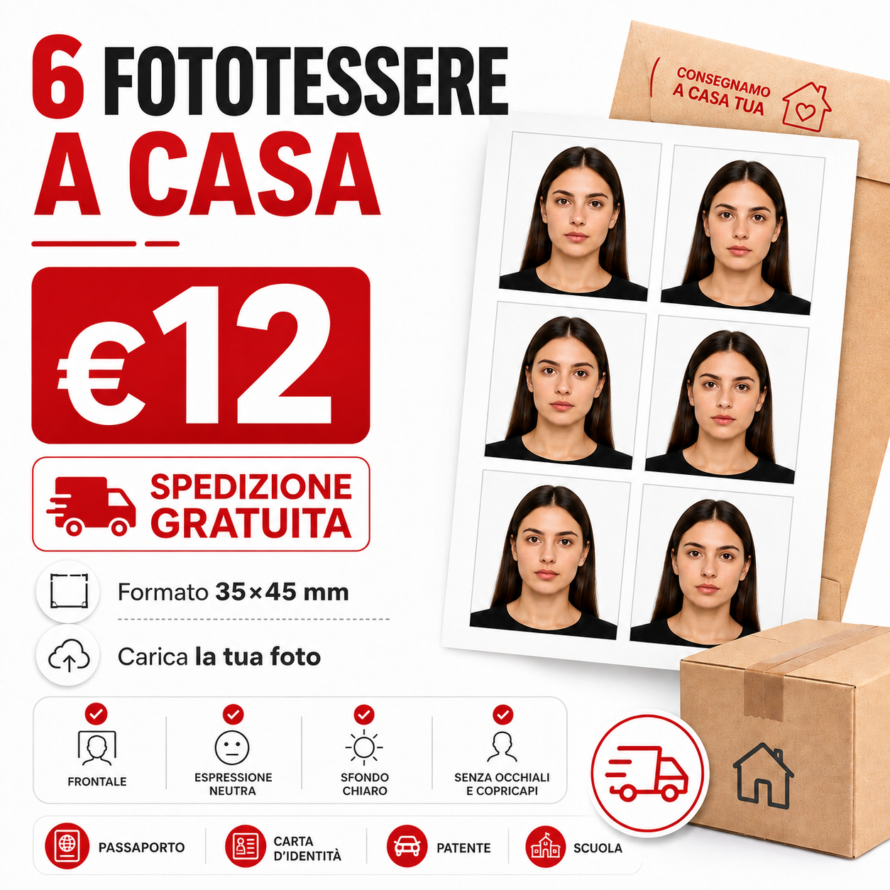 6 Fototessere a Casa – €12 Spedizione Inclusa
